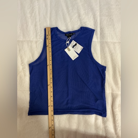 Blue Sleeveless Women's Top - Picture 6 of 8
